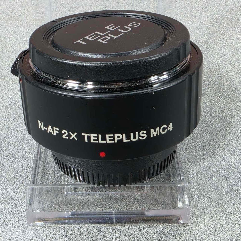 Kenko Teleconverter N-AF 2X Teleplus MC4 DGX Nikon Mount Black Excellent